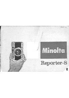 Minolta Reporter manual. Camera Instructions.